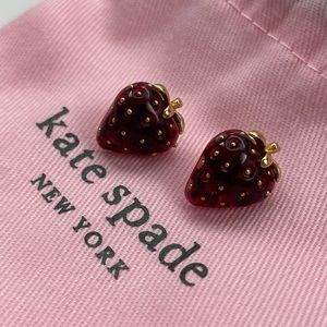 Kate Spade Strawberry earrings